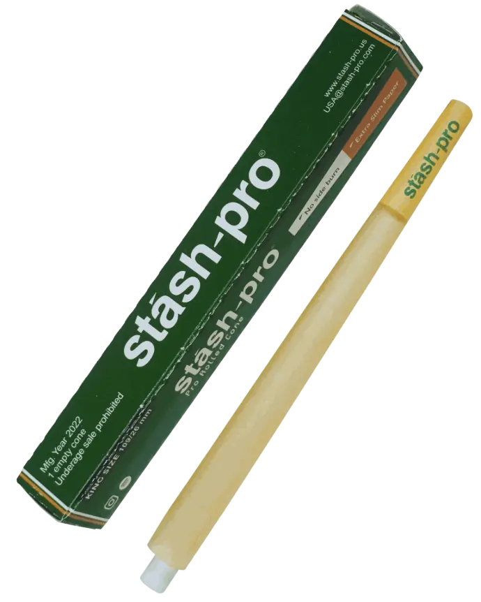 Stash Pro 1 pieza conos pre rolados blancos King Size (109 mm)