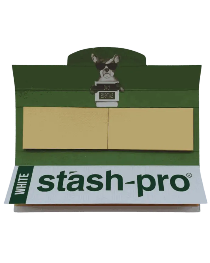 [2440pza] Stash Pro 32 Papeles para rolar King Size +32 Filtros Blanco King Size (109 mm)